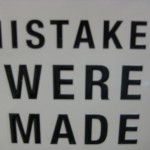 We can't stop making mistakes, but perhaps we can learn from them